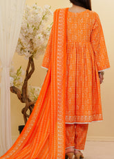 Aizal Printed Lawn Suits Stitched 3 Piece - AL25PFL 03